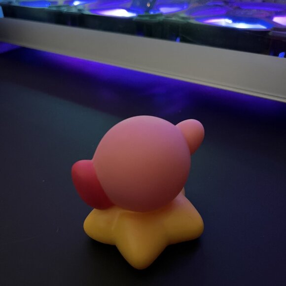 Cute Kirby Mini Figure on a Star - Picture 2 of 2